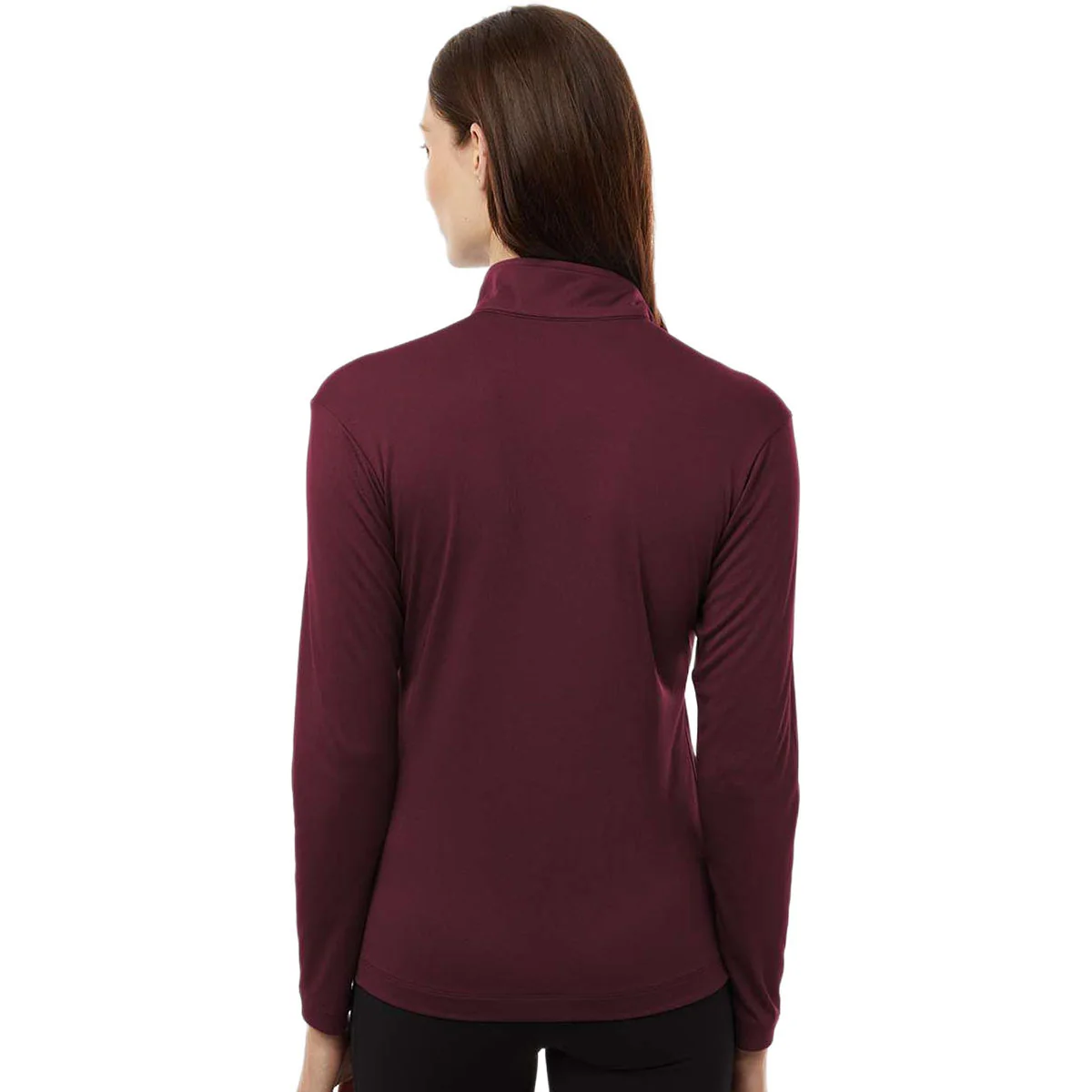 AllPro Women's Maroon Pro-Lock Performance Quarter-Zip Pullover - Image 4