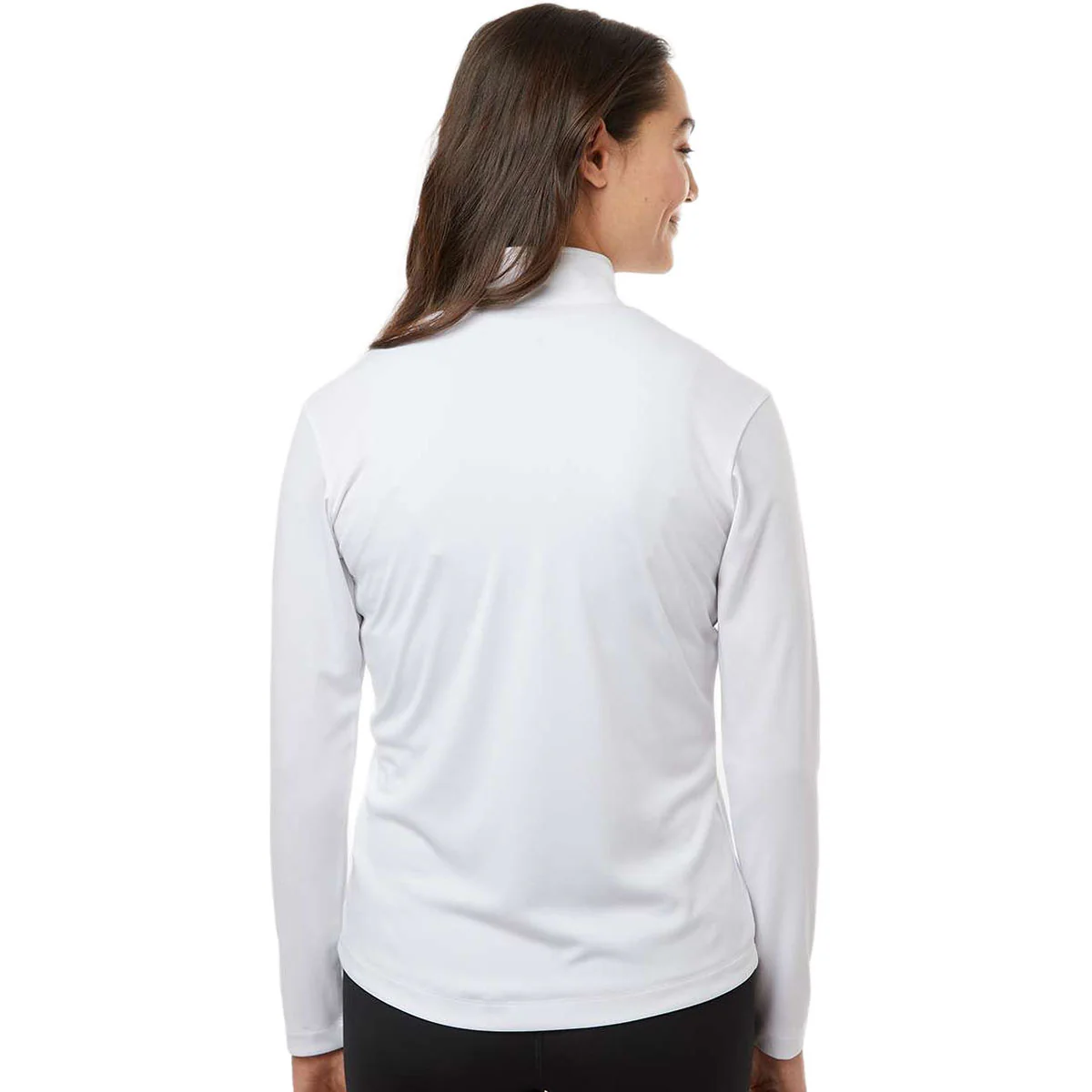 AllPro Women's White Pro-Lock Performance Quarter-Zip Pullover - Image 4