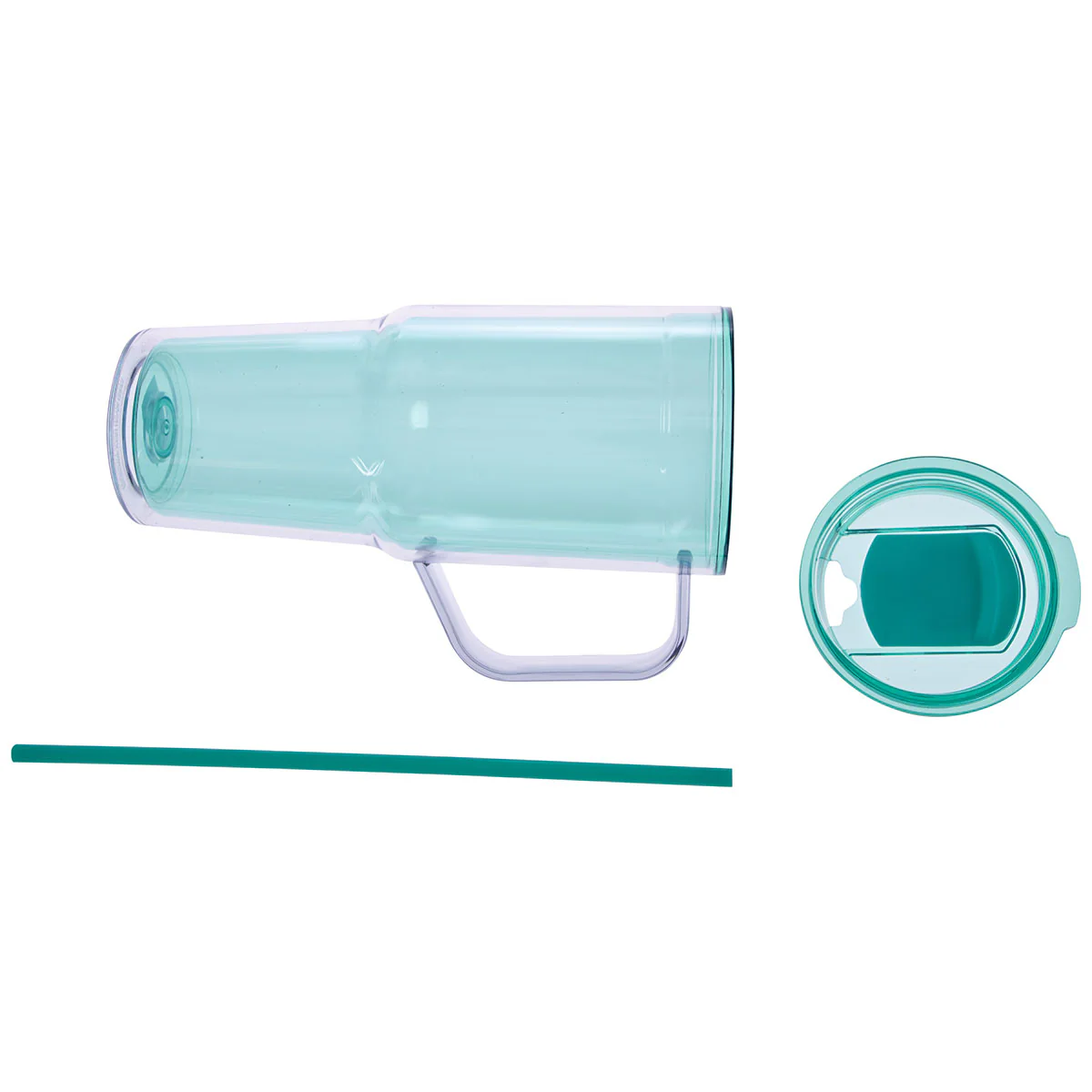 Good Value Teal Clair Recycled Acrylic Travel Tumbler - 30 oz. - Image 5