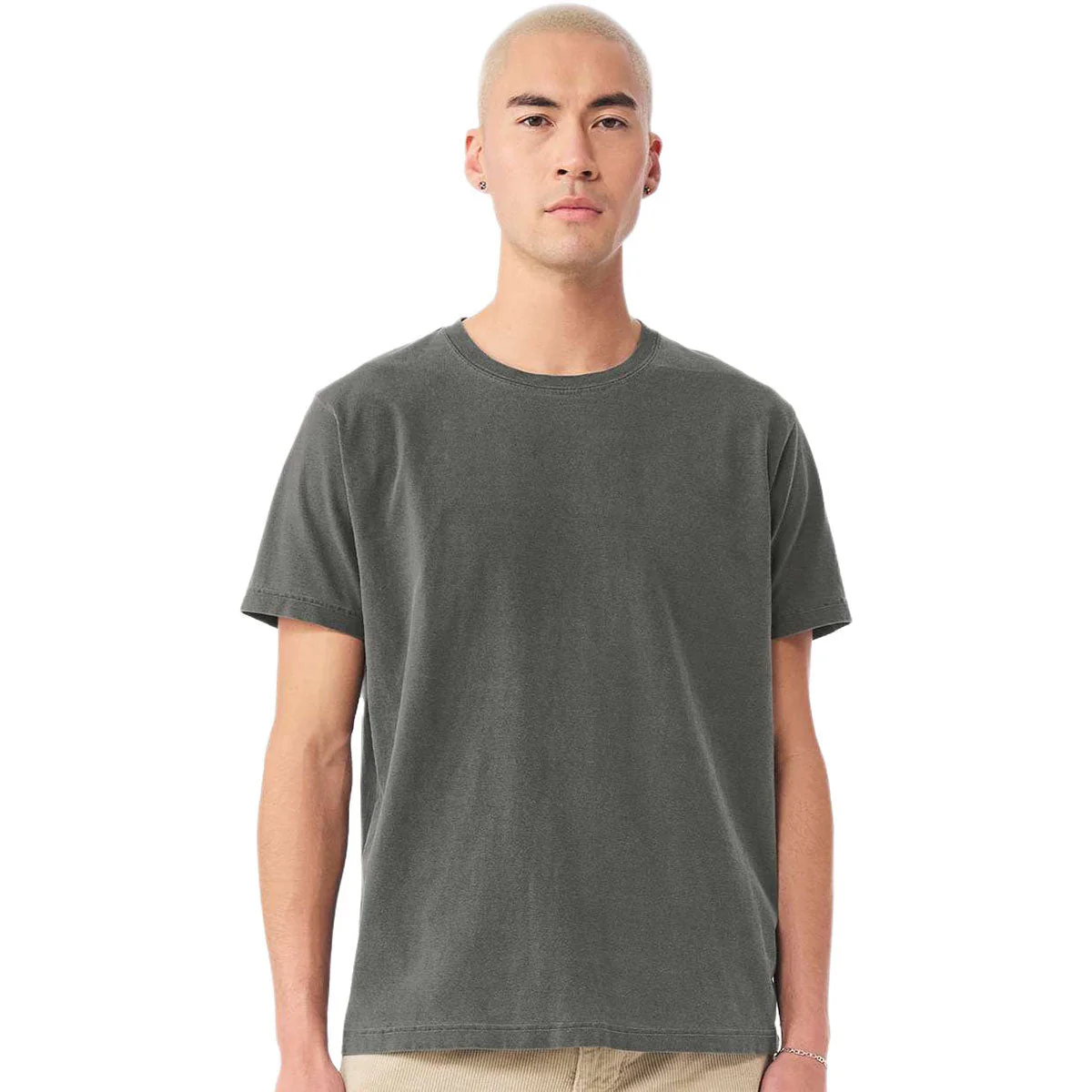 Bella + Canvas Unisex Washed Charcoal Heavyweight Garment-Dyed Tee - Image 3