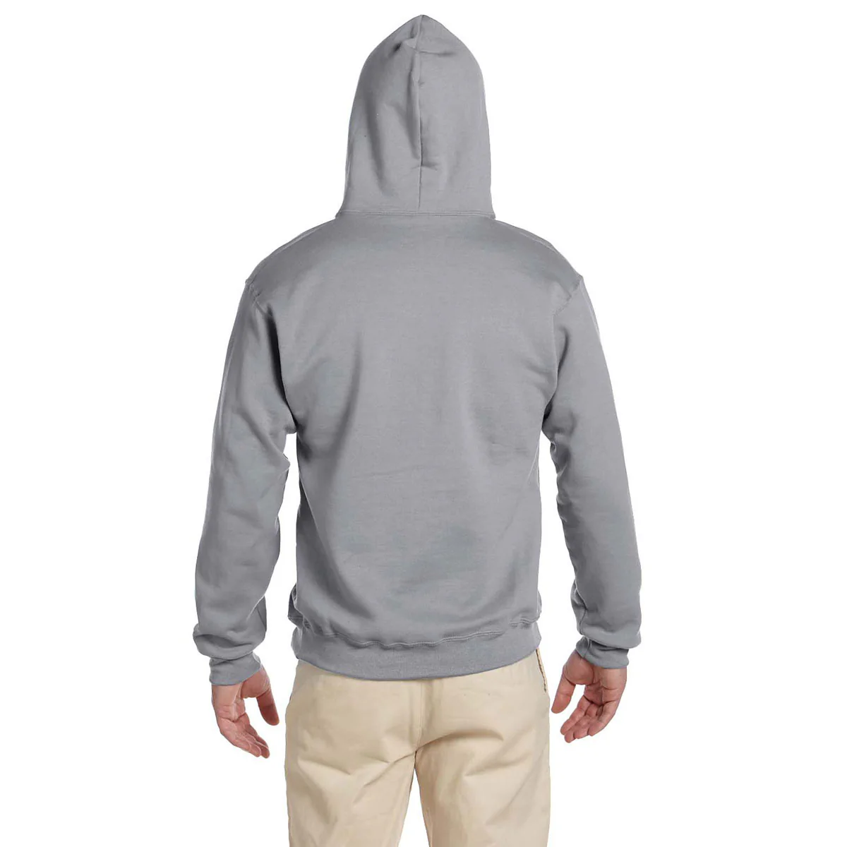 Jerzees Men's Oxford 9.5 Oz. Super Sweats Nu-Blend Fleece Pullover Hood - Image 2