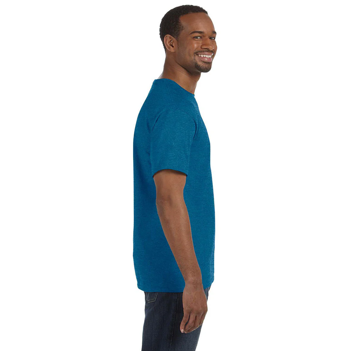 Gildan Men's Antique Sapphire 5.3 oz. T-Shirt - Image 3