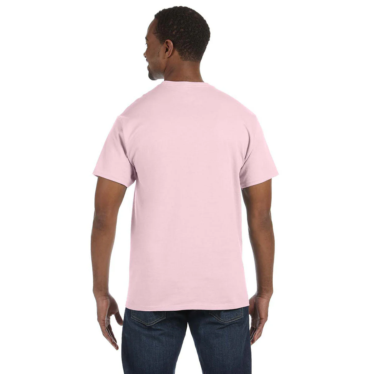 Gildan Men's Light Pink 5.3 oz. T-Shirt - Image 2