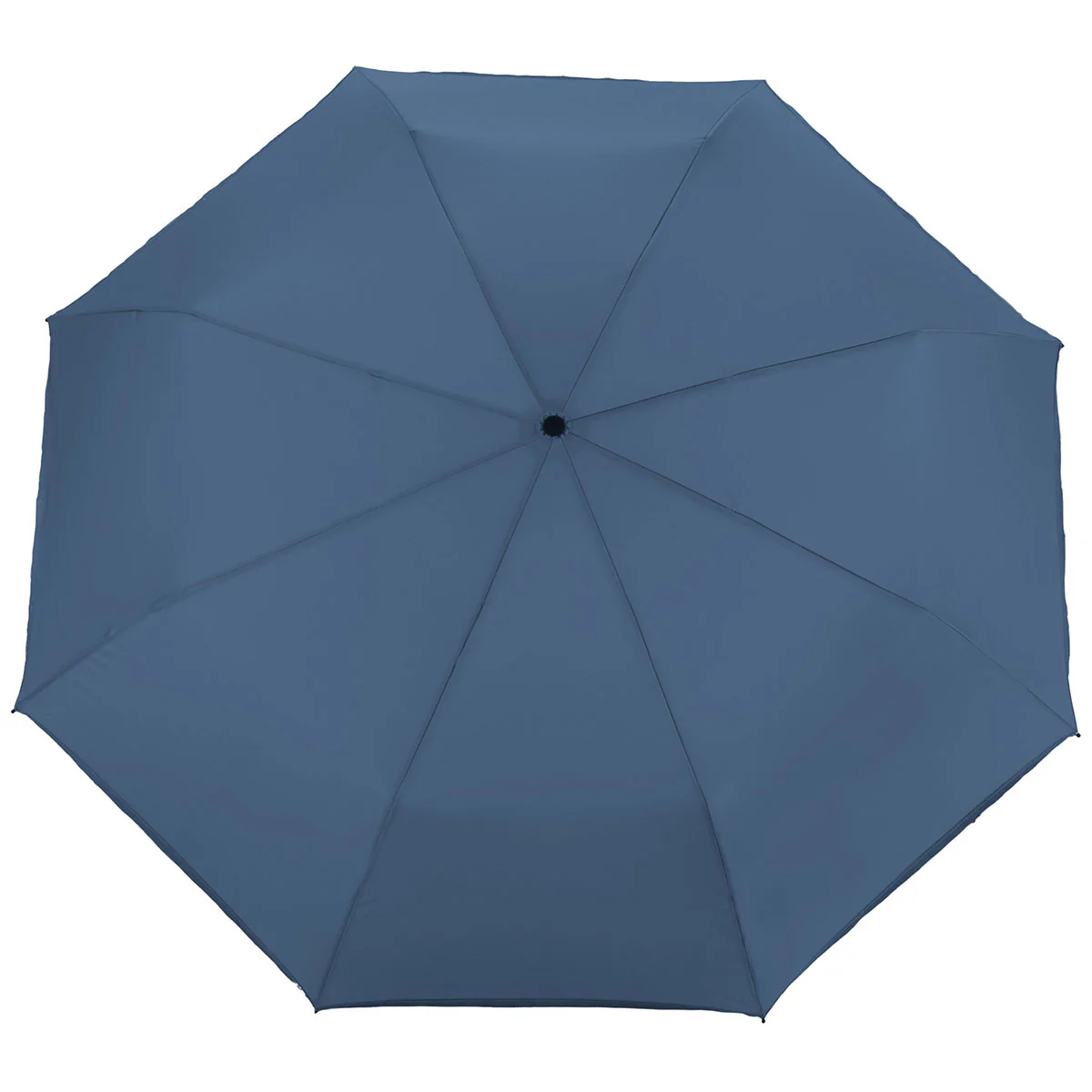 Leed's Navy 48'' RPET Umbrella w/ Reflective Trim - Image 2