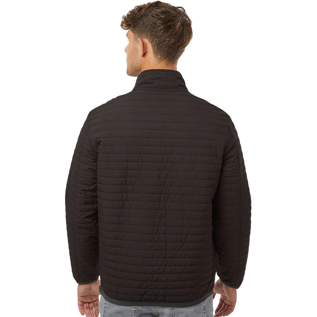 Dri Duck Men's Black Keystone Quilted Pullover - Image 4