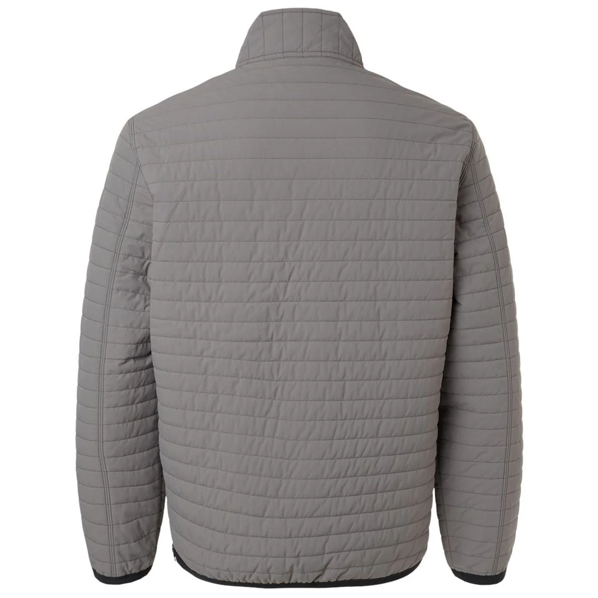 Dri Duck Men's Grey Keystone Quilted Pullover - Image 2