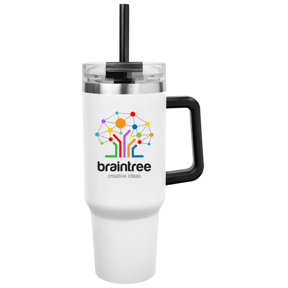 Hit White Full Color Intrepid 40 Oz. Stainless Steel Tumbler - Image 2