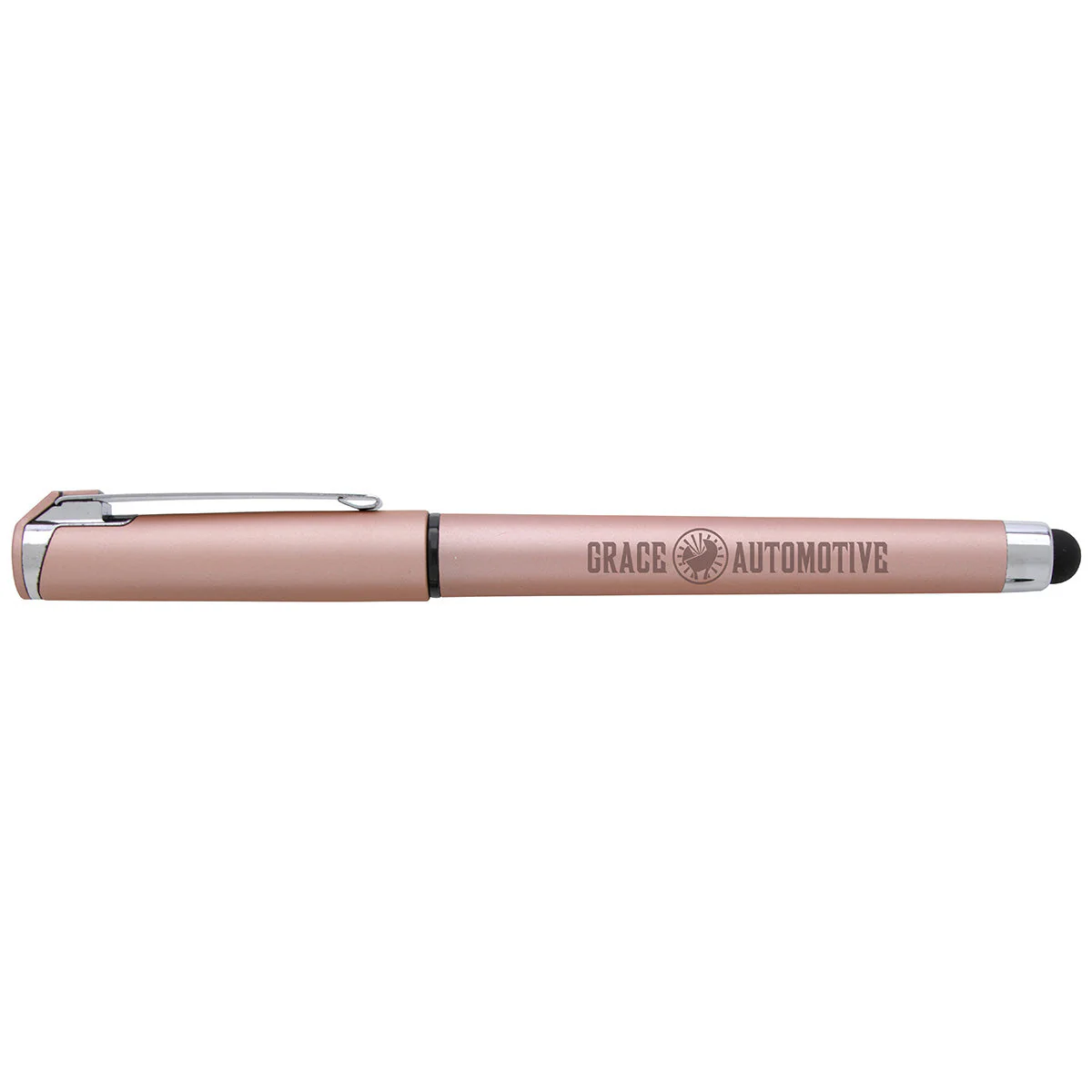48-Hour Good Value Metallic Rose Gold with Black Ink Cali Stylus Pen