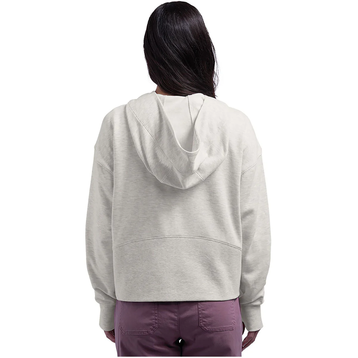 Charles River Women's Oatmeal Heather Willow Full Zip Hoodie - Image 4