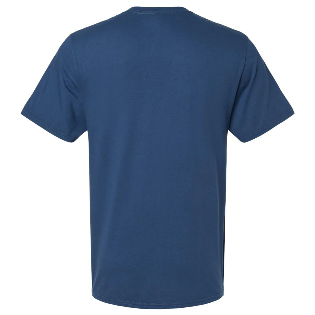 Jerzees Unisex Washed Navy Premium Cotton T-Shirt - Image 2
