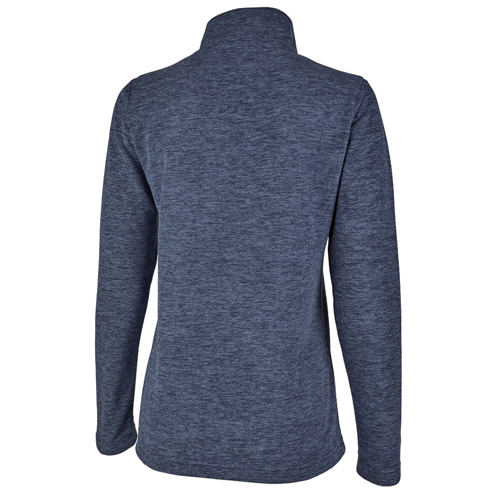 Charles River Women's Navy Heather Freeport Microfleece Pullover - Image 2