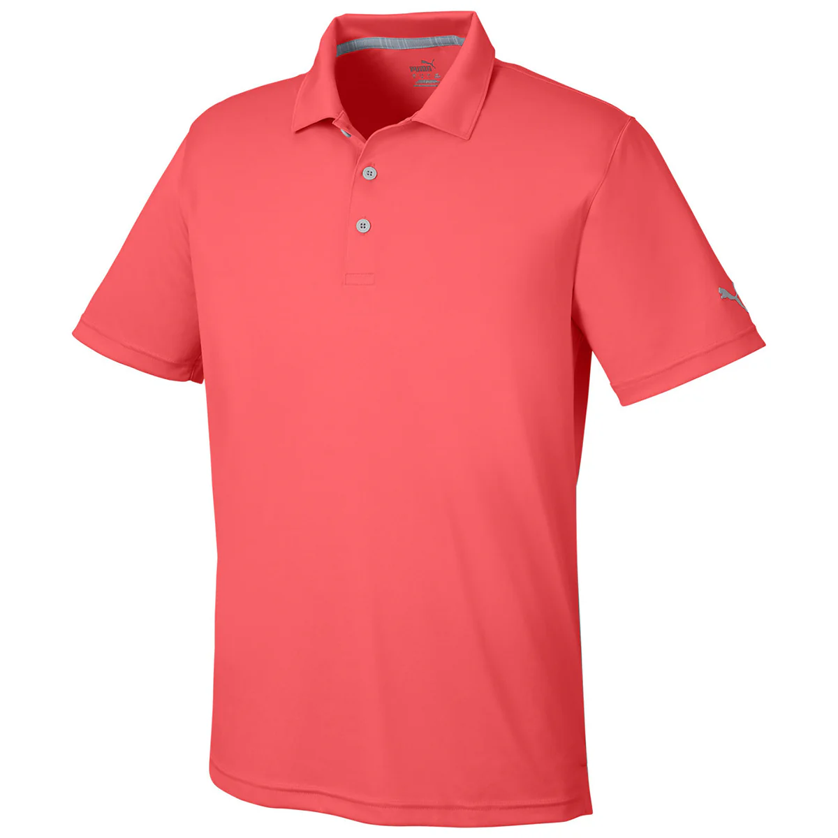 Puma Golf Men's Hot Coral Gamer Golf Polo - Image 3