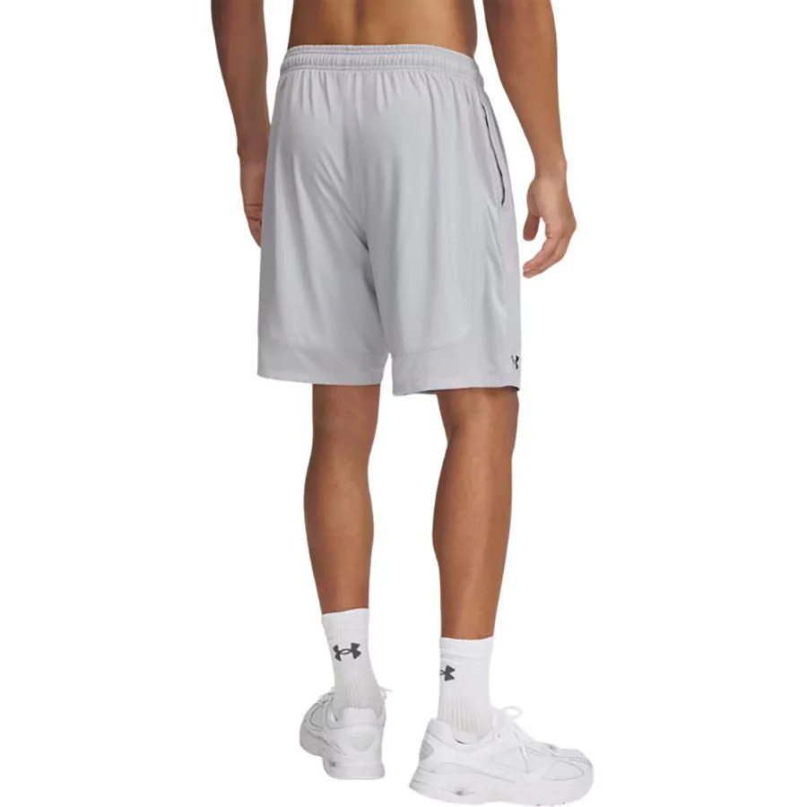 Under Armour Men's Mod Grey/Black Tech Vent 9" Shorts - Image 2
