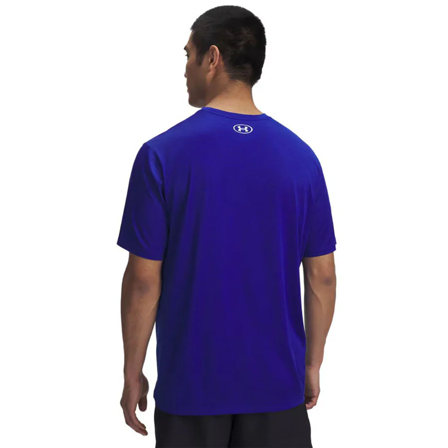 Under Armour Men's Royal/White Tech Vent Team Short Sleeve - Image 2