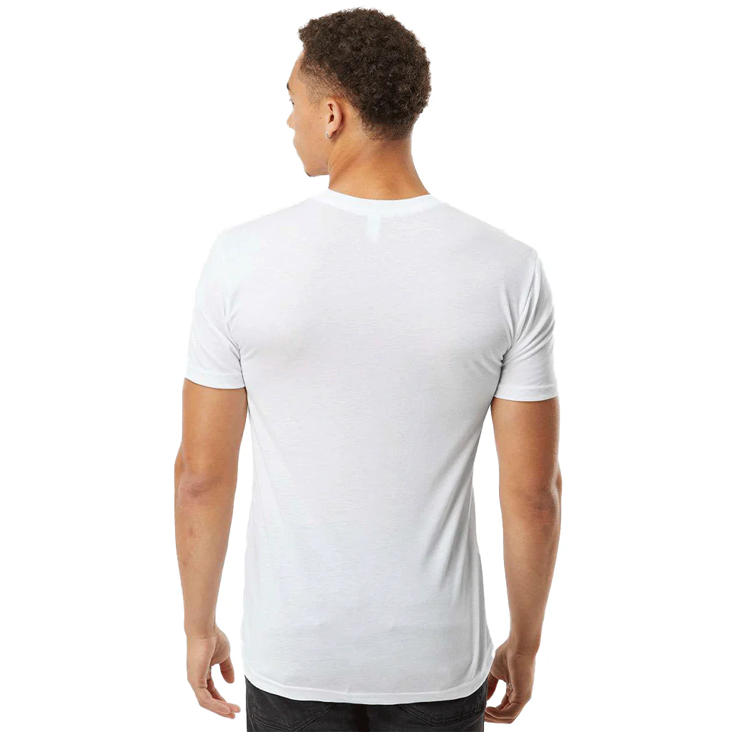 Next Level Unisex White Triblend T-Shirt - Image 4