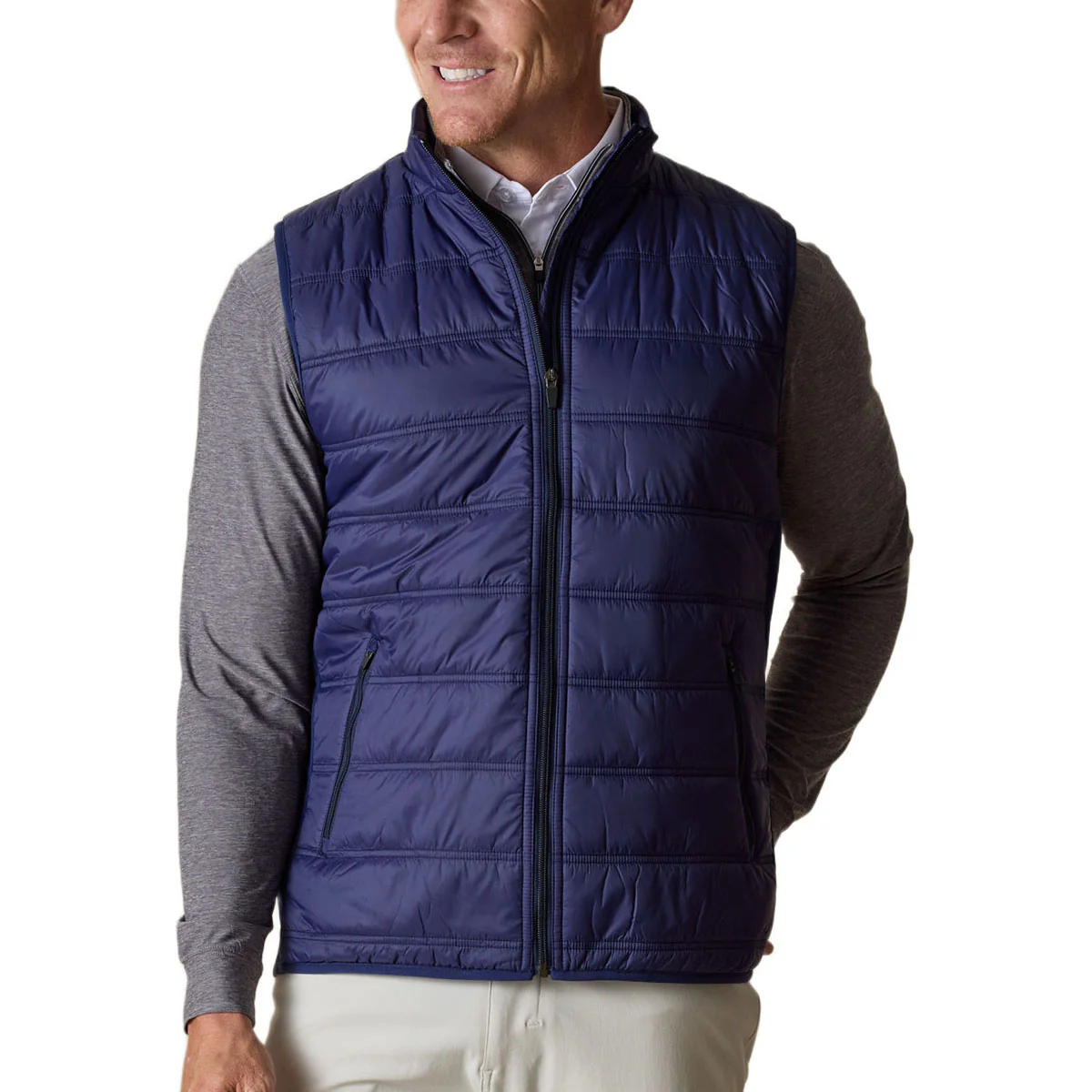 Straight Down Men's Indigo Delta Vest - Image 2