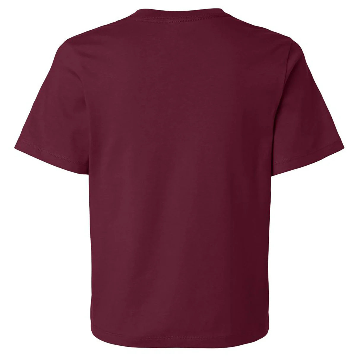 Bella + Canvas Women's Maroon 6 oz Heavyweight Tee - Image 2