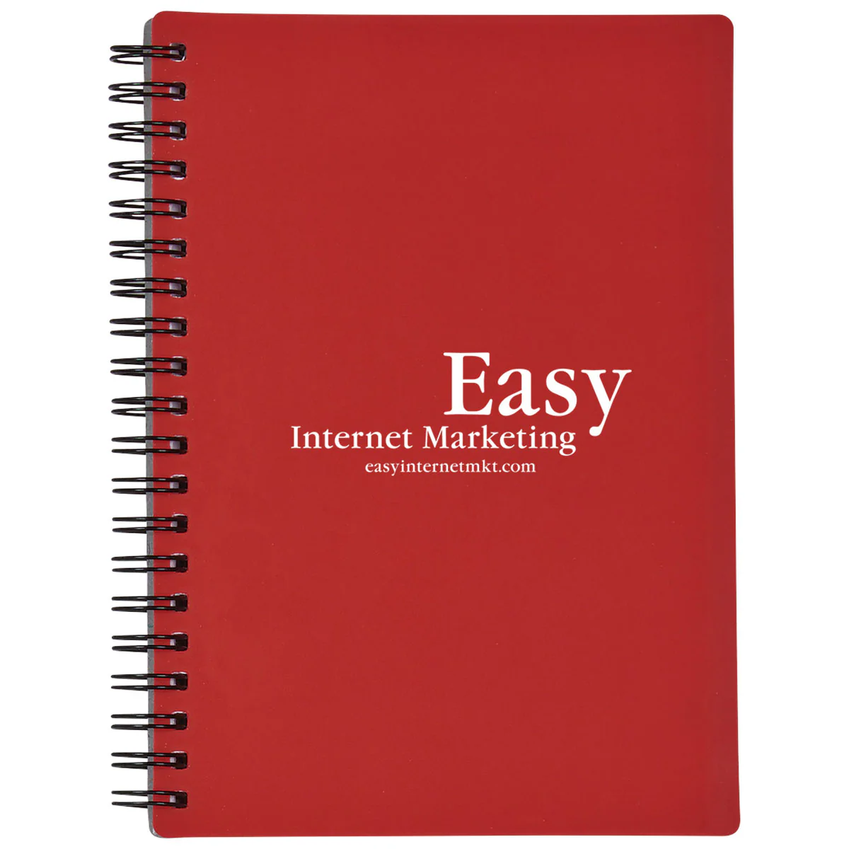 Hit Red Rubbery Spiral Notebook - Image 2