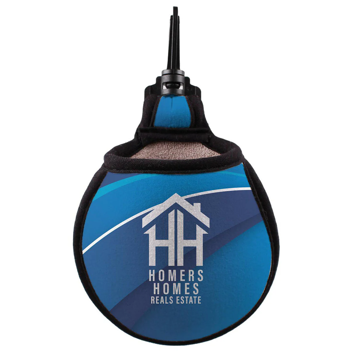Toddy Black Trim/Navy Plush Gear Featherlite Golf Ball Cleaner