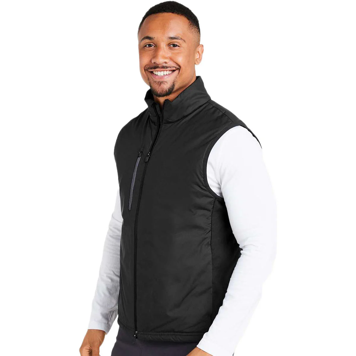 Puma Golf Men's Puma Black Hielands Vest - Image 5