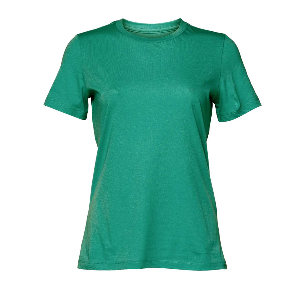 Bella + Canvas Teal Women's Relaxed Jersey Tee - Image 3