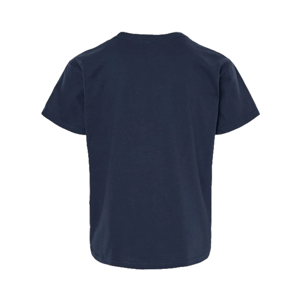 Gildan Youth Navy Softstyle T-Shirt - Image 2