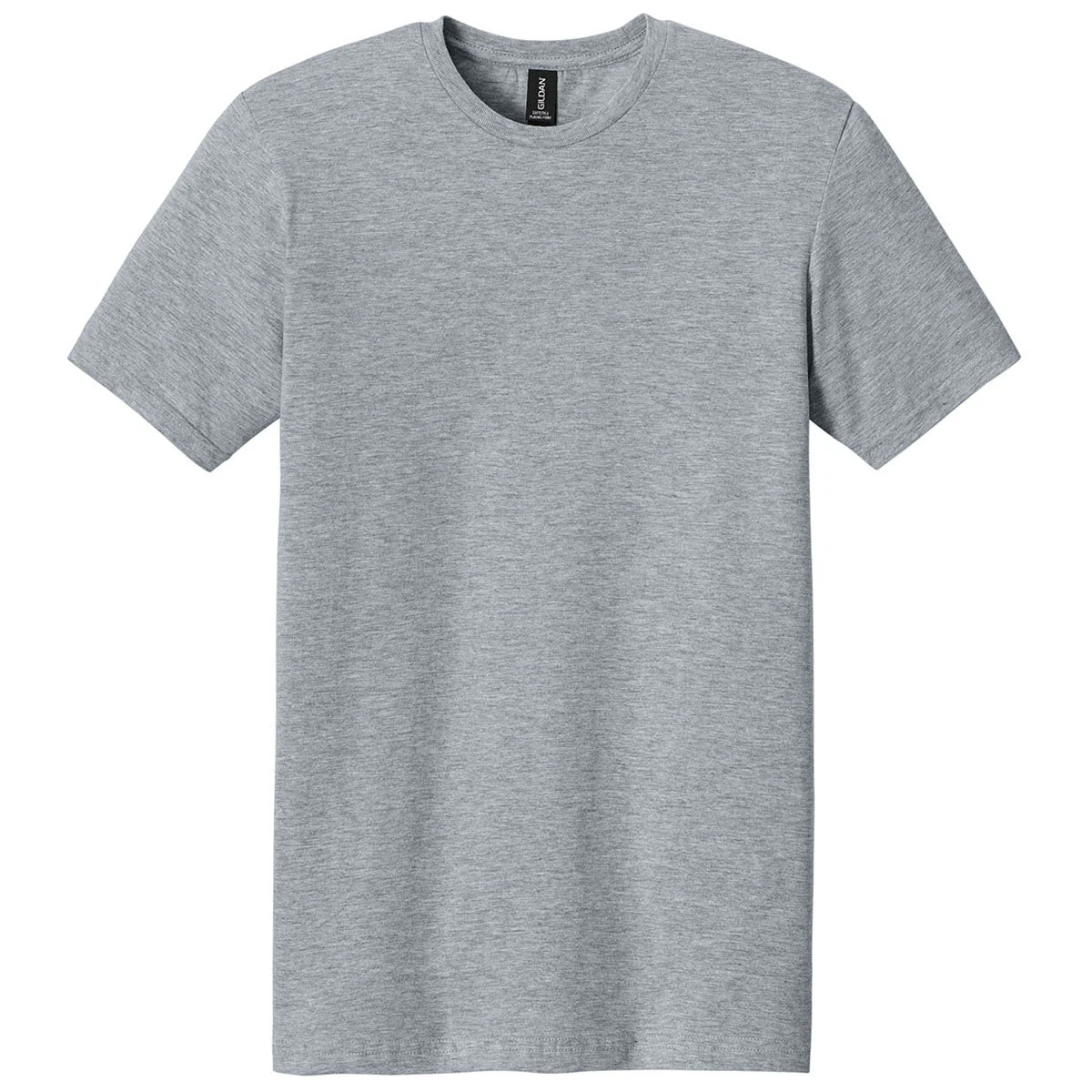 Gildan Men's Ring Spun Sport Grey Softstyle Plasma Print Tee