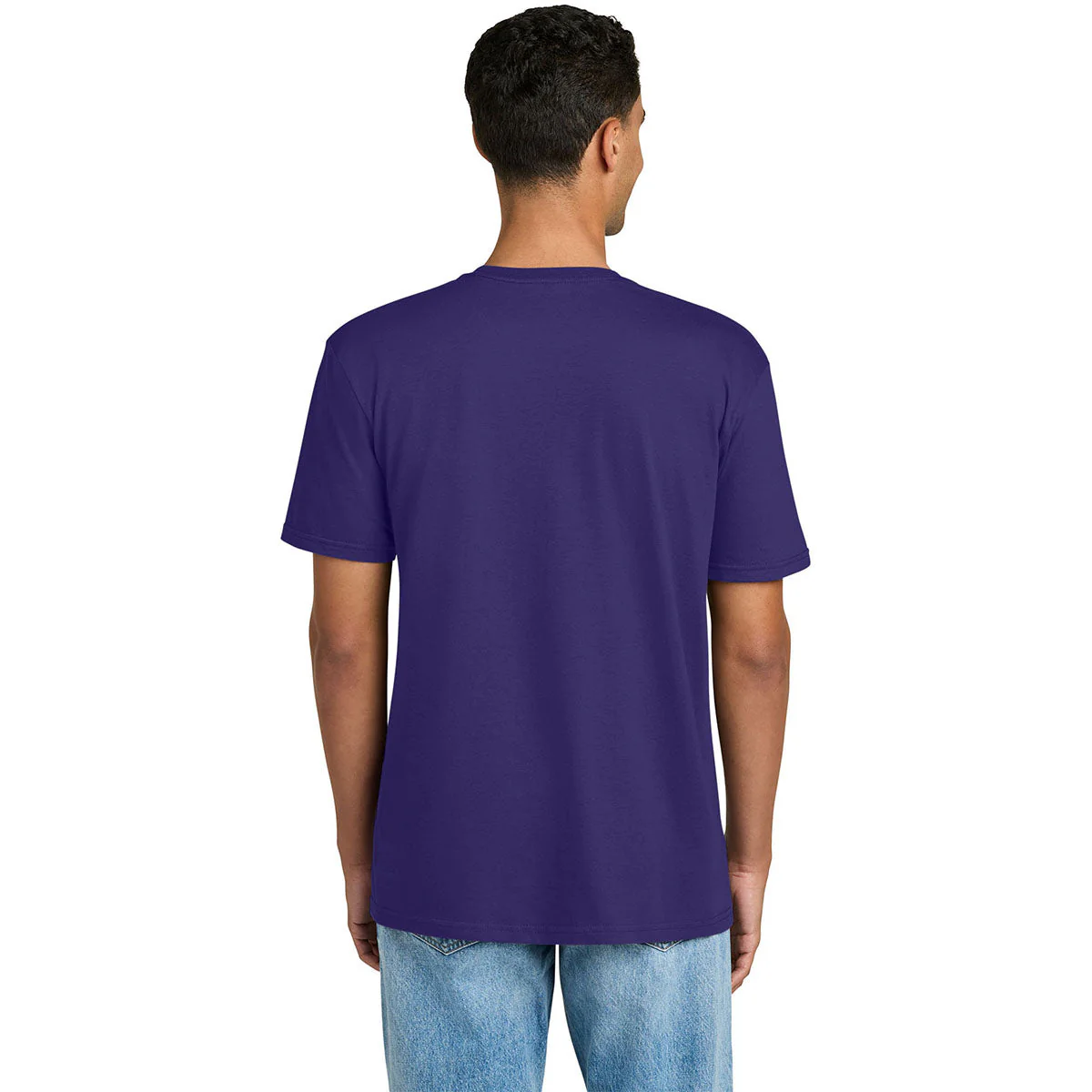 Gildan Men's Purple Softstyle Plasma Print Tee - Image 4