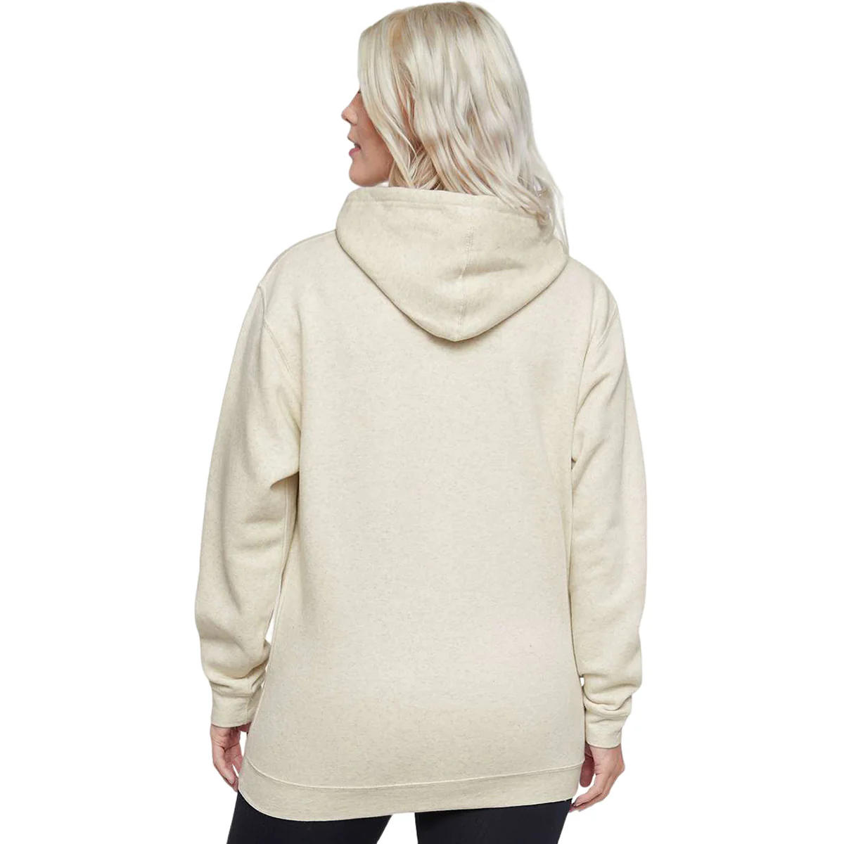 LAT Unisex Natural Heather Elevated FleeceBasic Hoodie - Image 4