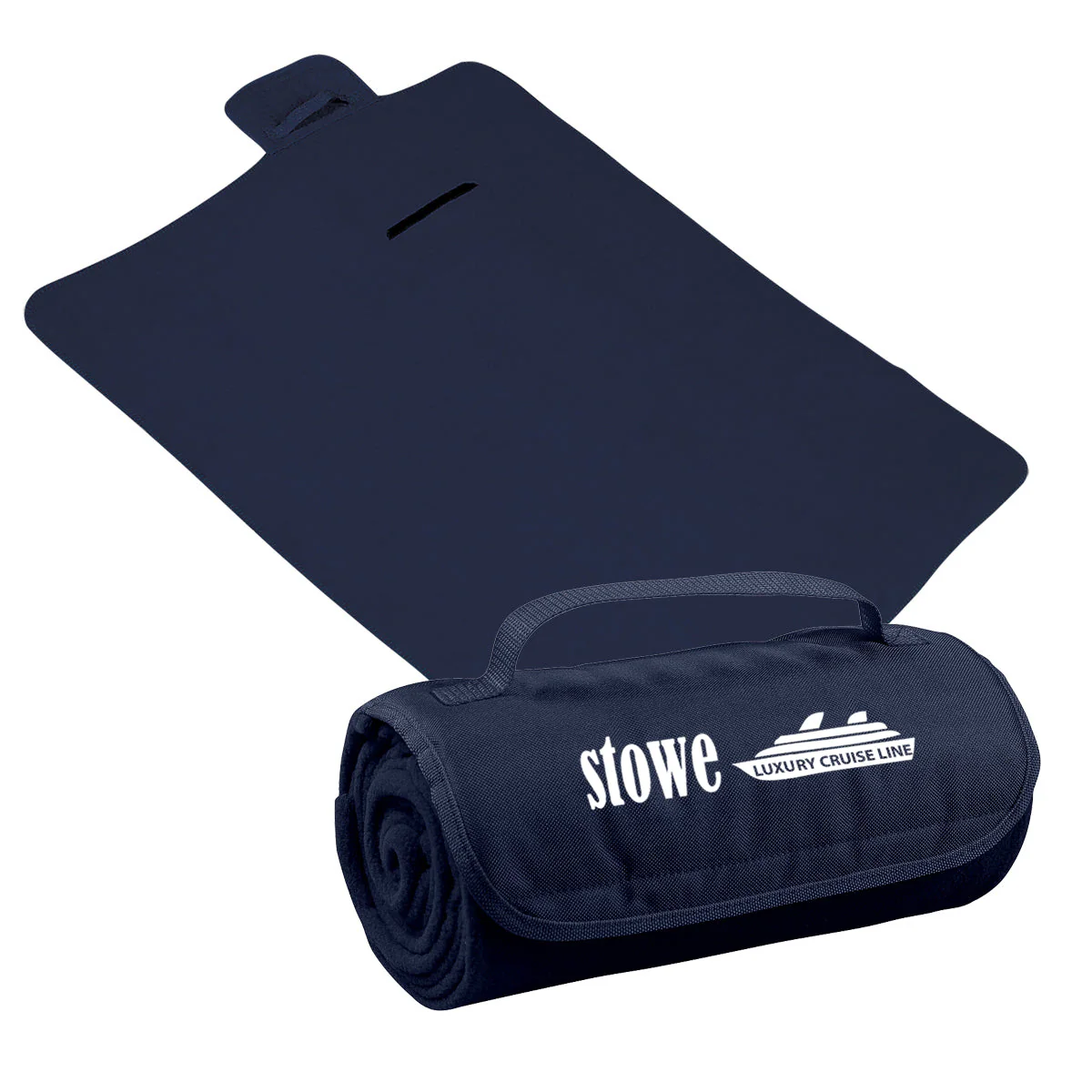 48-Hour Hit Dark Blue Roll-Up Blanket - Image 2