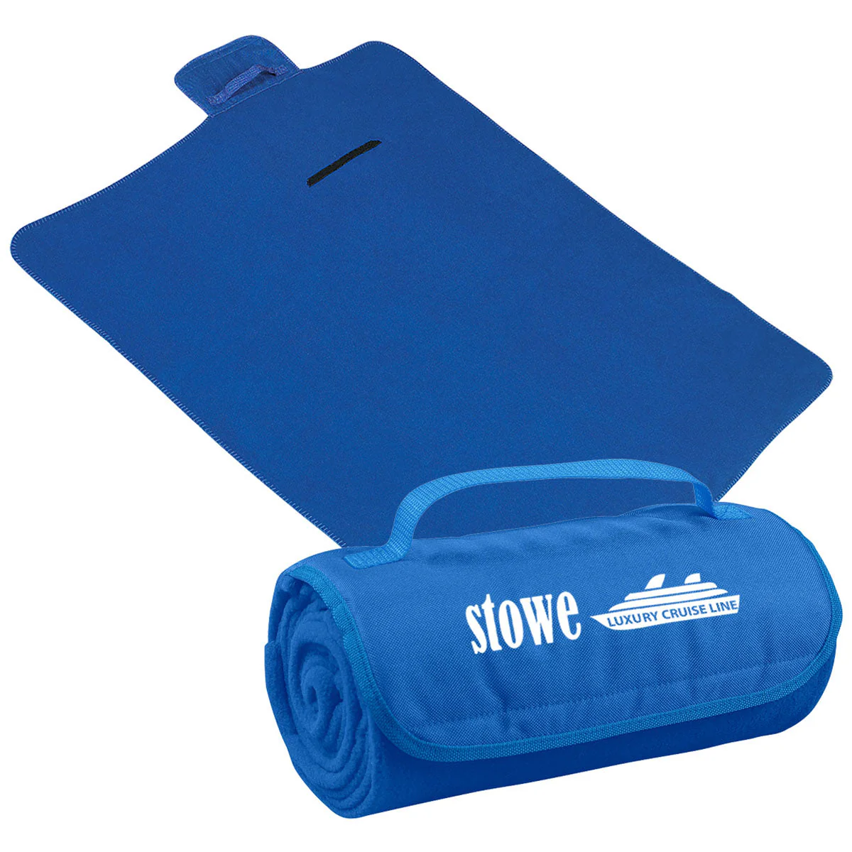 48-Hour Hit Royal Blue Roll-Up Blanket - Image 2