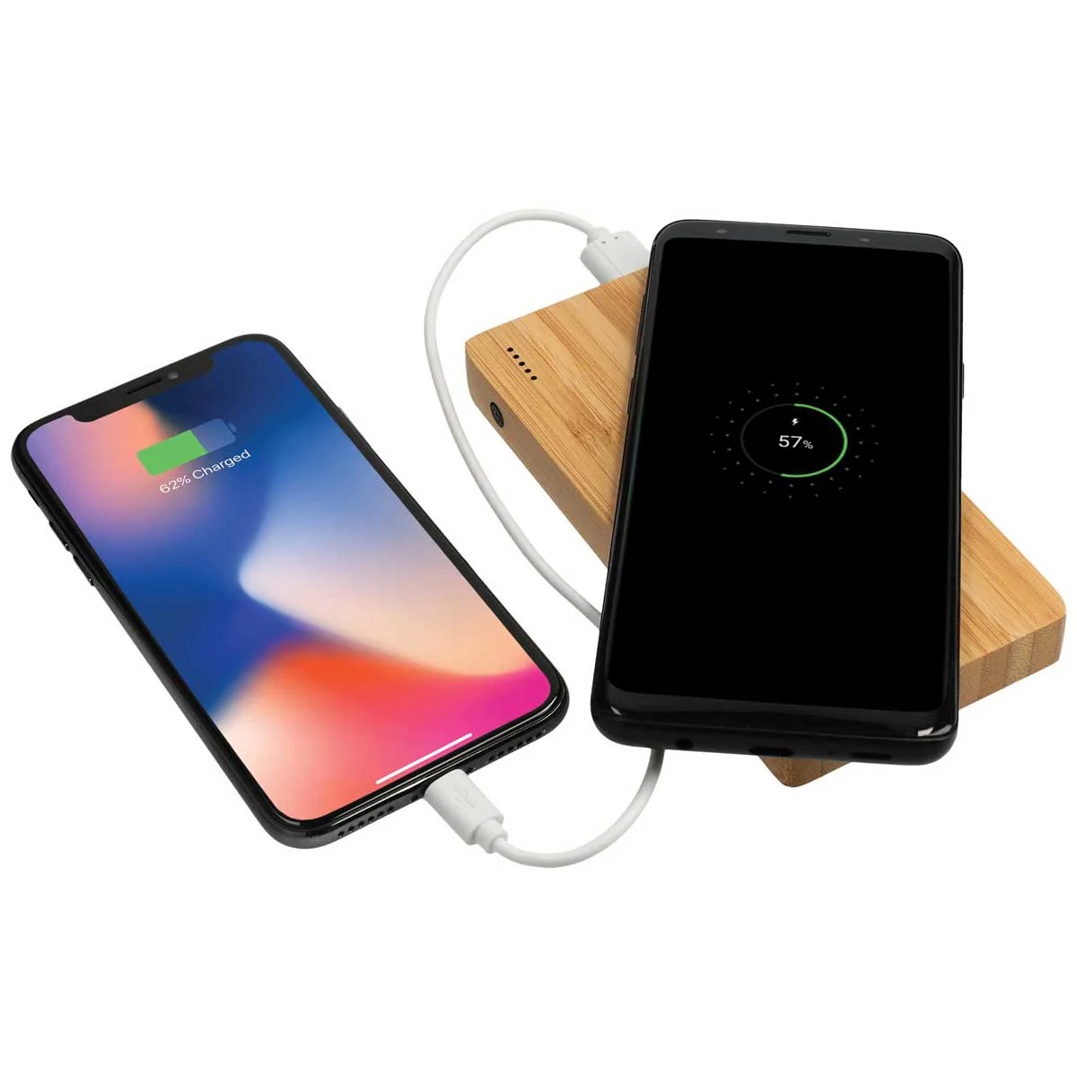 48-Hour Leed's Wood Plank 5000 mAh Bamboo Wireless Power Bank - Image 3