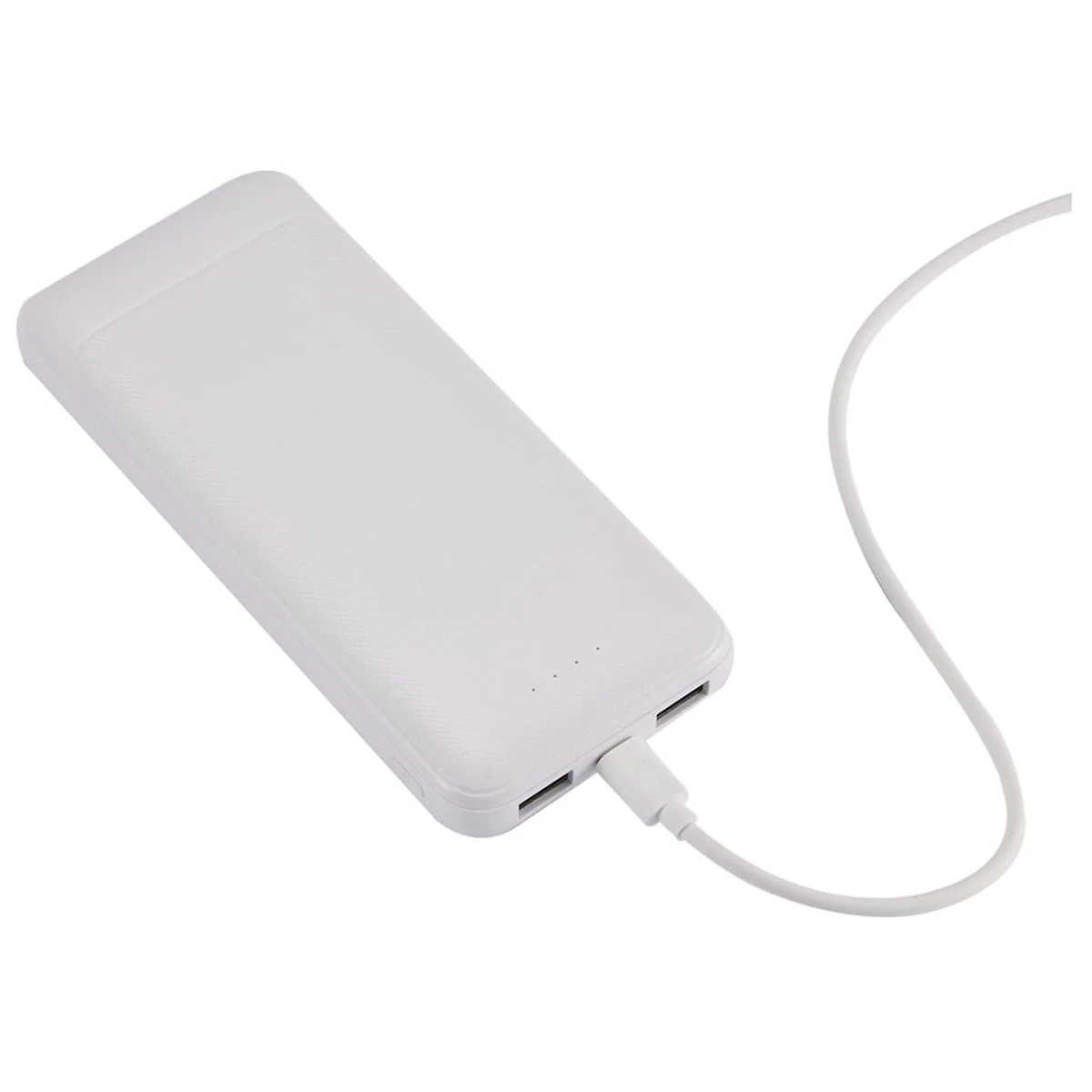 Leed's White Pwr Pal 10000 mAh Power Bank with Integrated Cable - Image 5