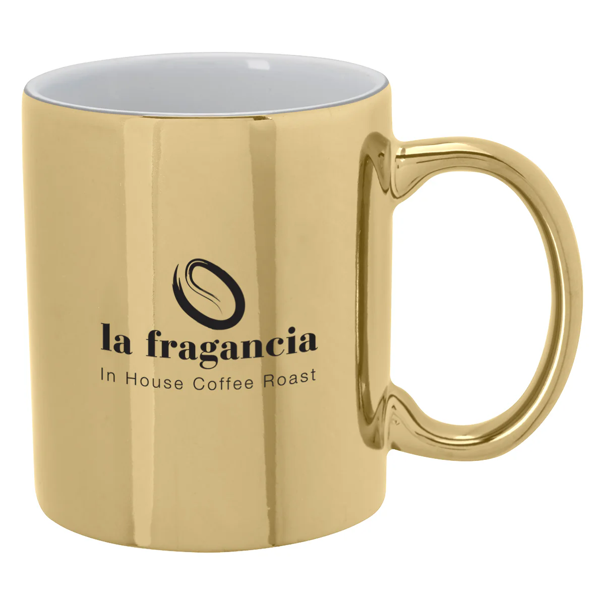 Hit Gold 12 Oz. Iridescent Ceramic Mug