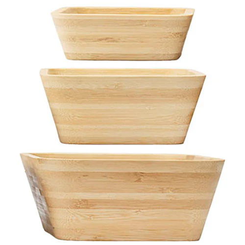 Hit Bamboo Bombay Bamboo Nesting Bowl Set - Image 3