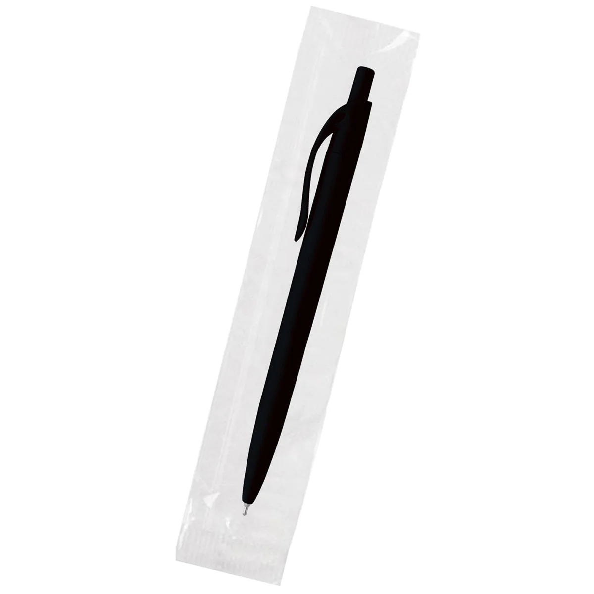Sleek Write Black Rubberized Pen - Image 2