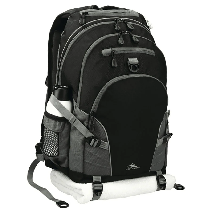 High Sierra Black Loop Backpack - Image 5