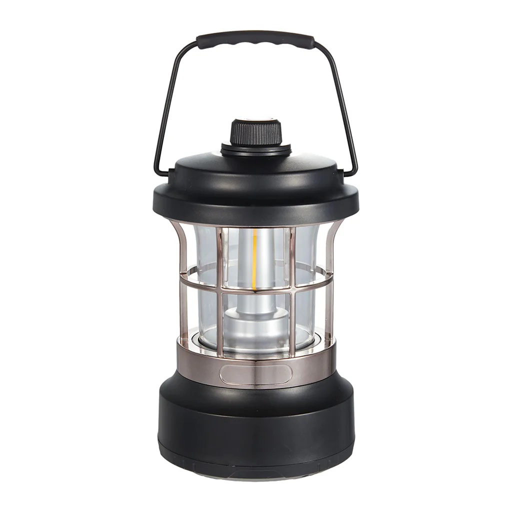 Leed's Black Rechargeable Camping Lantern with String Lights - Image 5