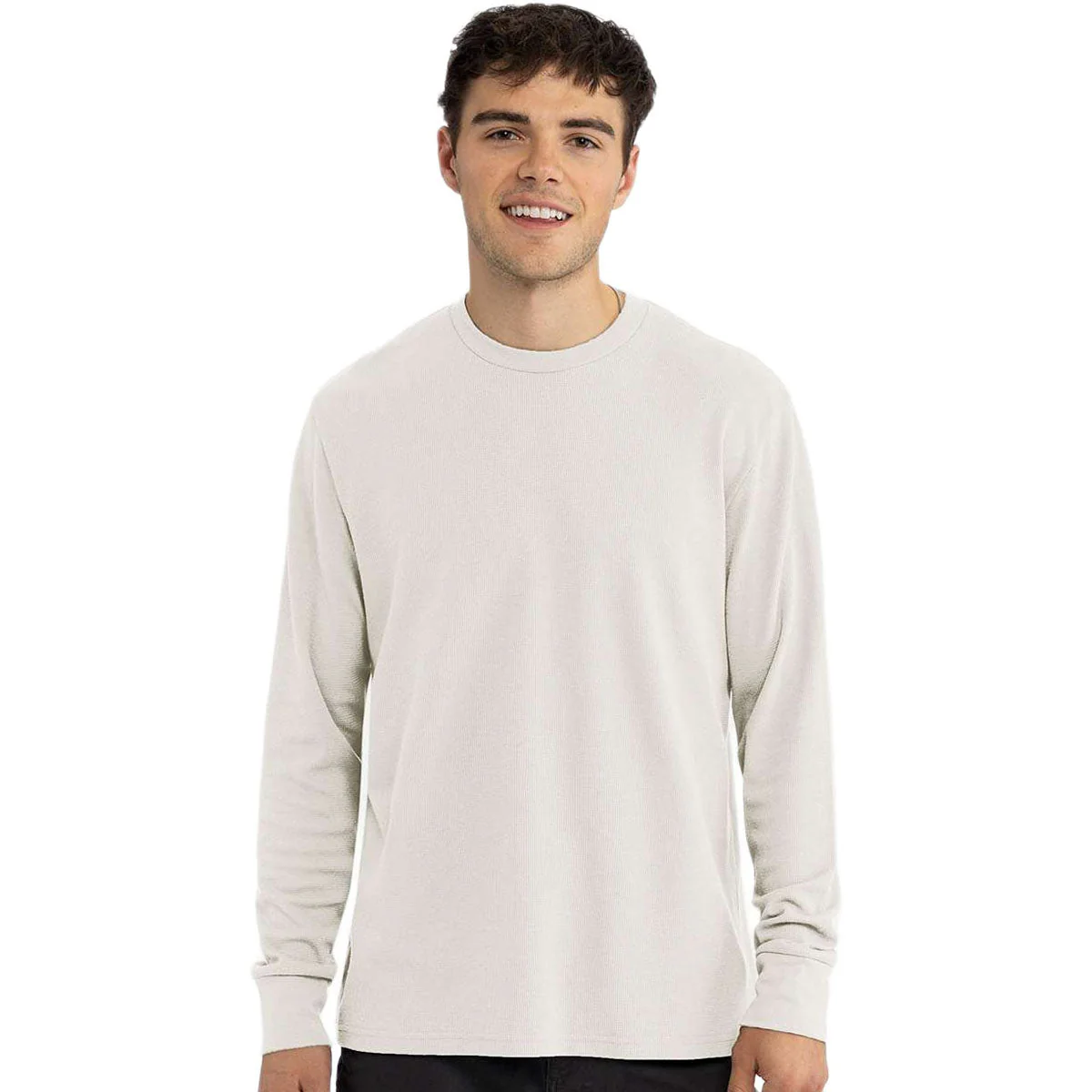 Next Level Unisex Bone Ideal Thermal Long Sleeve T-Shirt - Image 3