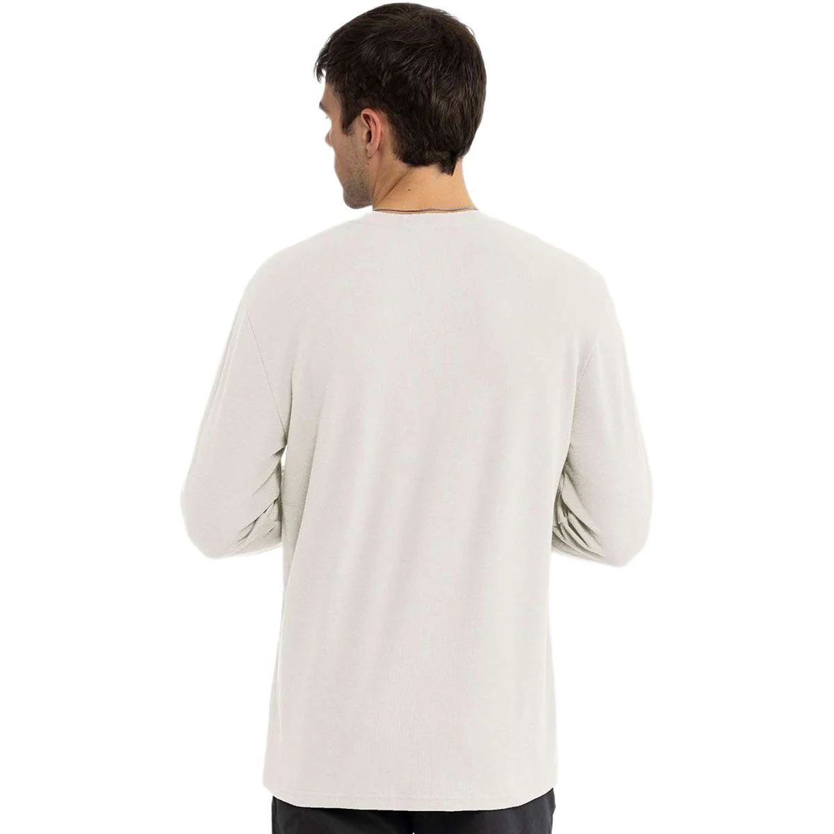 Next Level Unisex Bone Ideal Thermal Long Sleeve T-Shirt - Image 4