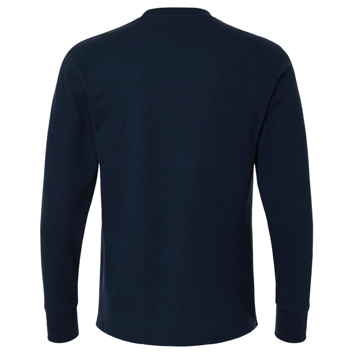 Next Level Unisex Midnight Navy Ideal Thermal Long Sleeve T-Shirt - Image 2