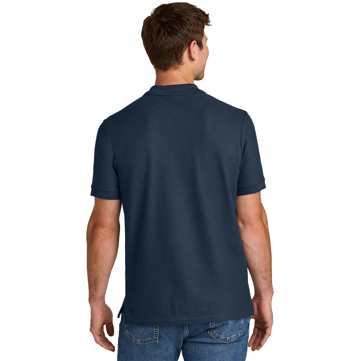 Gildan Men's Navy Hammer Pique Polo - Image 4