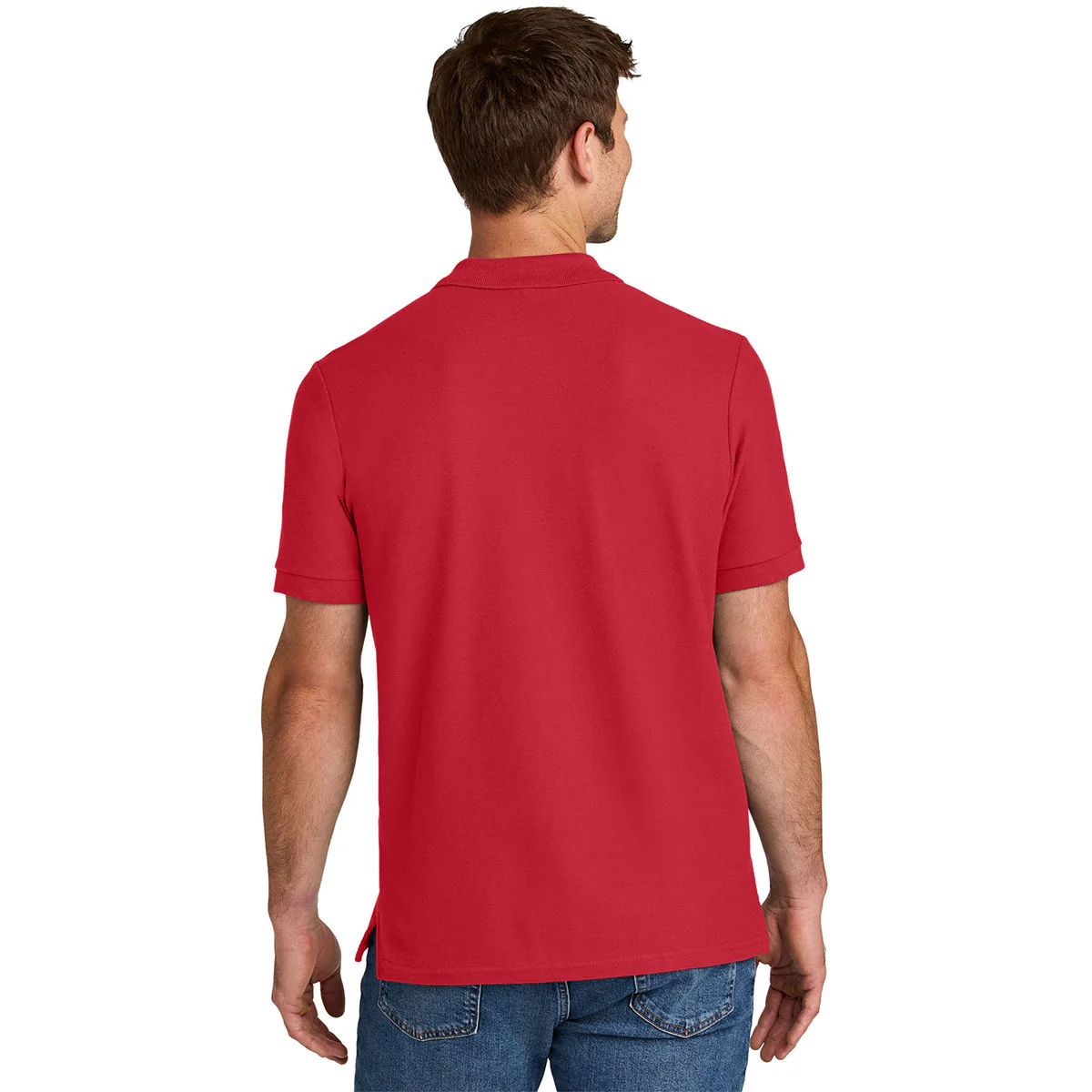 Gildan Men's Red Hammer Pique Polo - Image 4