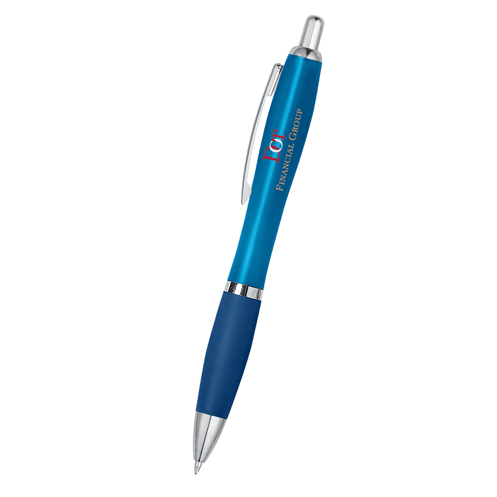 Hit Translucent Recycled Blue Satin Pen