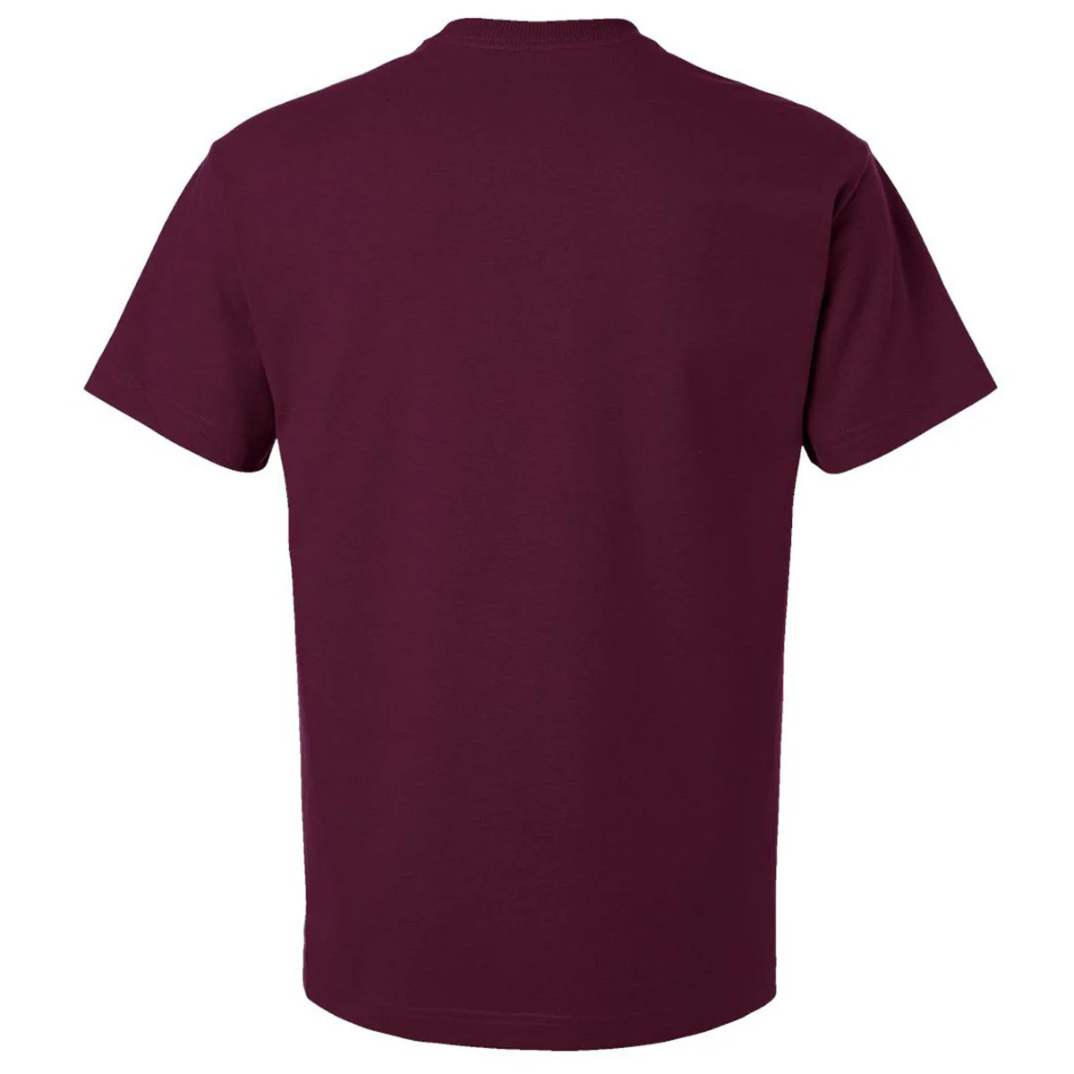 American Apparel Unisex Burgundy Super Heavyweight Tee - Image 2
