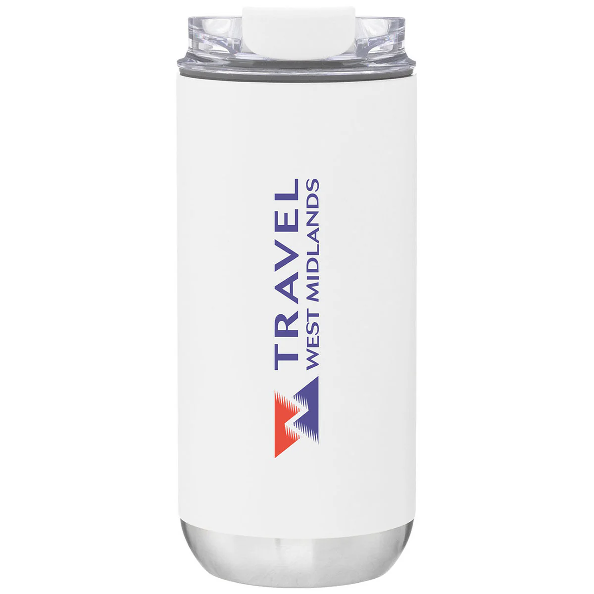 ETS Express Matte White Palma 16oz Stainless Steel Tumbler