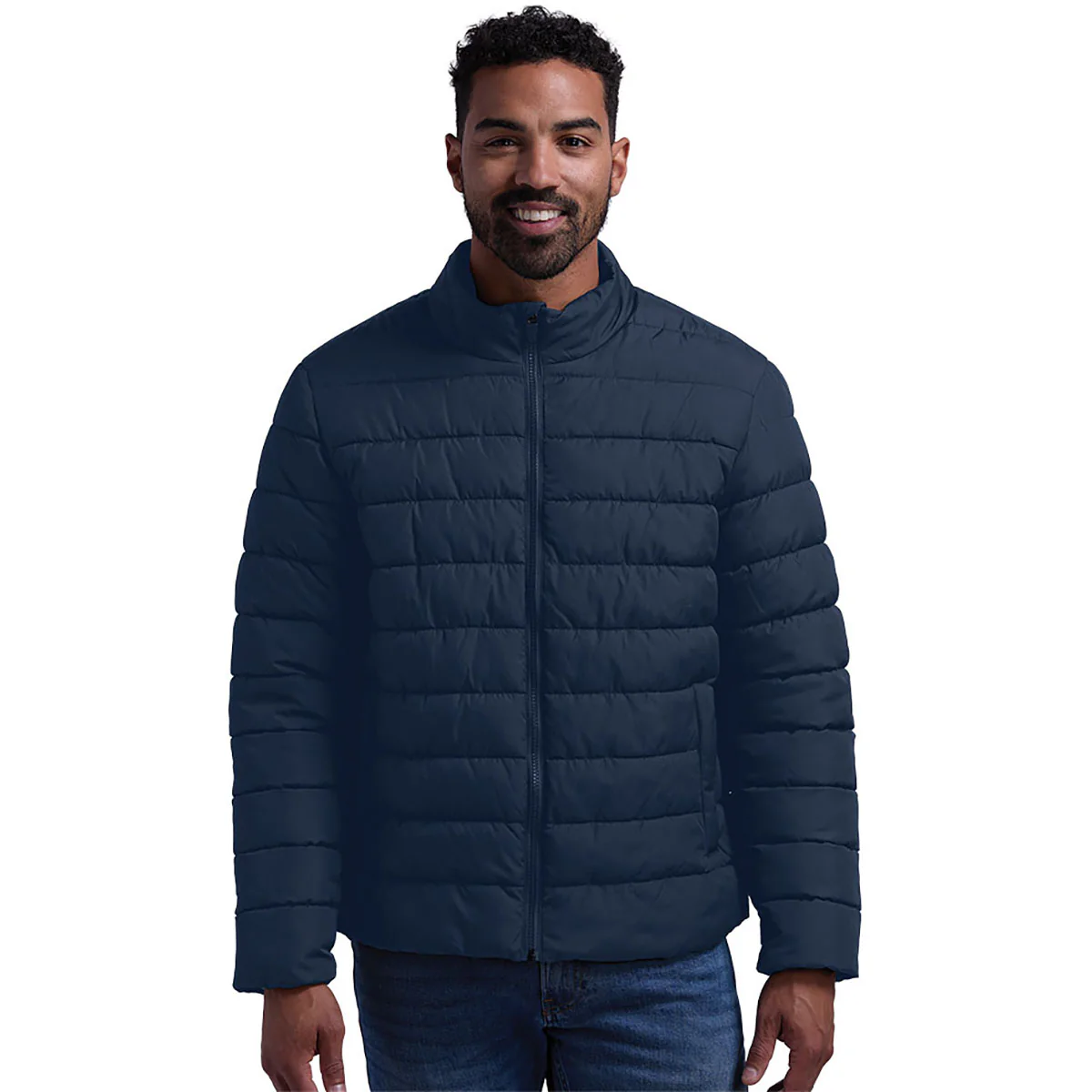 Charles River Men's Navy Pioneer Puffer Jacket - Image 3