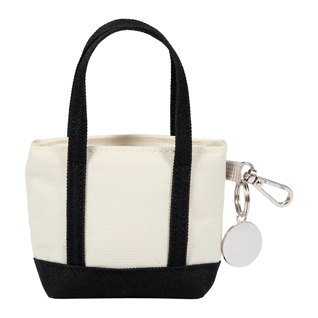 Leed's Black Mini Tote Bag Charm - Image 3