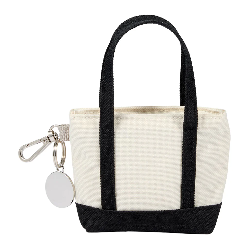 Leed's Black Mini Tote Bag Charm - Image 4