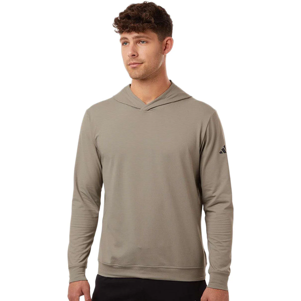 Adidas Men's Putty Beige Ultimate365 Elevated Hoodie - Image 3